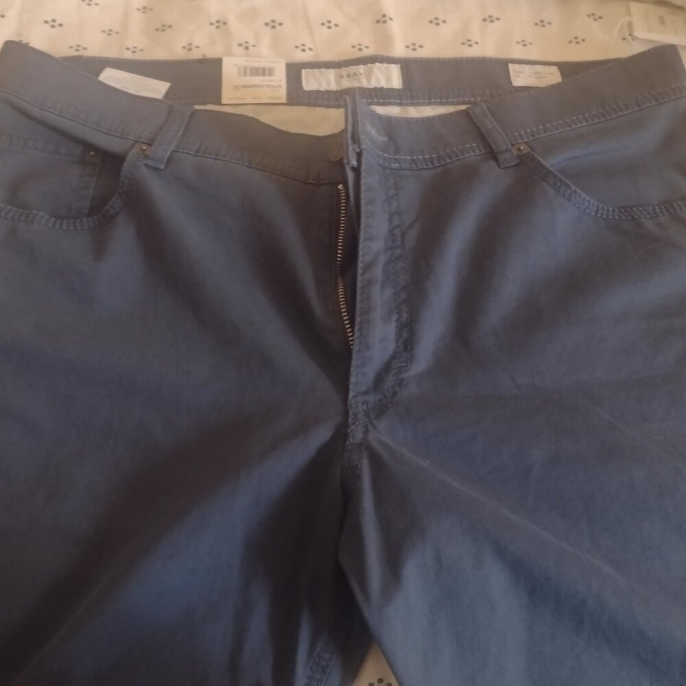 Men's Brax feel good cotton elastane pants 36/32